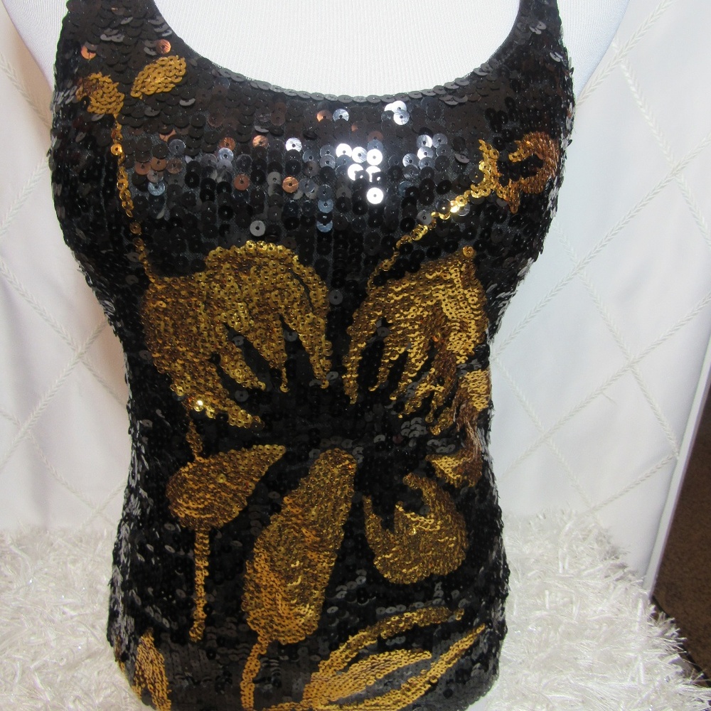 love J Sequin Tank Top